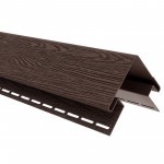 Угол наружный ТехноНиколь Фактур Орех 3 м, 12 шт/упак