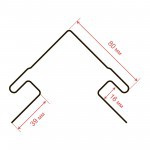 Угол наружный ТехноНиколь Фактур Сосна 3 м, 12 шт/упак