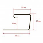 Профиль J ТехноНиколь Фактур Береза 3 м, 20 шт/упак