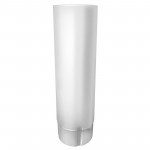 Труба водосточная круглая Grand Line Optima 125/90/3000 мм Ral 9003 белый, шт Труба водосточная круглая Grand Line Optima 125/90/3000 мм Ral 9003 белый, шт