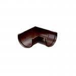 Угол желоба 135 градусов Docke Premium 120/86 мм Ral 8019 шоколад, шт