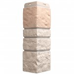 Угол внешний для фасадной панели Docke Burg под камень льняной, шт