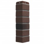 Угол внешний для фасадной панели Docke Berg под кирпич коричневый, шт