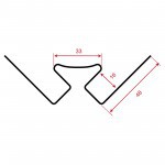 Угол внутренний ТехноНиколь Формлайт Кирпич бронзовый, шт