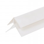 Угол ПВХ наружный (внешний) для панелей 8-10 мм белый 3000 мм, 30 шт/упак Угол ПВХ наружный (внешний) для панелей 8-10 мм белый 3000 мм, 30 шт/упак
