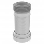 Слив для унитаза 280-560 мм гофрированный армированный, шт Слив для унитаза 280-560 мм гофрированный армированный, шт