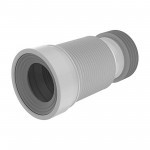 Слив для унитаза 250-500 мм гофрированный с гребенкой, шт Слив для унитаза 250-500 мм гофрированный с гребенкой, шт