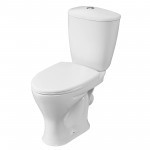 Унитаз-компакт Santeri Версия белый, с арматурой и сиденьем, косой выпуск, шт Унитаз-компакт Santeri Версия белый, с арматурой и сиденьем, косой выпуск, шт