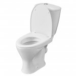 Унитаз-компакт Santeri Версия белый, с арматурой и сиденьем, косой выпуск, шт