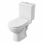 Унитаз-компакт Santeri Визит белый, с арматурой и сиденьем, косой выпуск, шт Унитаз-компакт Santeri Визит белый, с арматурой и сиденьем, косой выпуск, шт