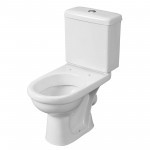 Унитаз-компакт Santeri Визит белый, с арматурой и сиденьем, косой выпуск, шт