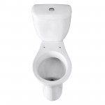 Унитаз-компакт Santeri Виктория белый, с арматурой и сиденьем, косой выпуск, шт