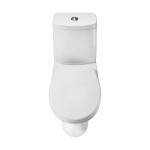 Унитаз-компакт Santeri Грация белый, с двухрежимной арматурой и сиденьем, горизонталный выпуск, шт