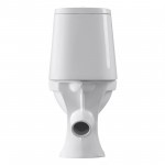 Унитаз-компакт Santeri Прайм белый, с арматурой и сиденьем, косой выпуск, шт