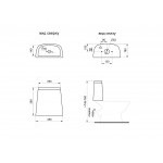 Унитаз-компакт Santeri Прайм белый, с арматурой и сиденьем, косой выпуск, шт