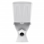 Унитаз-компакт Santeri Ультра белый, с арматурой и сиденьем, косой выпуск, шт