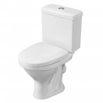 Унитаз-компакт Santeri Форвард белый, с арматурой и сиденьем, косой выпуск, шт Унитаз-компакт Santeri Форвард белый, с арматурой и сиденьем, косой выпуск, шт