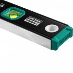 Уровень строительный Kraftool 200 см, 3 ампулы, с зеркальным глазком, шт