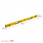 Уровень строительный Stayer Leader усиленный 150 см, 3 ампулы, с поворотным глазком, шт