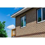 Фасадная плитка ТехноНиколь Hauberk Кирпич Античный, 2 м2/упак