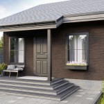 Панель фасадная ТехноНиколь Оптима Камень темно-коричневый 1128х441 мм (0,42 м2), 10 шт/упак