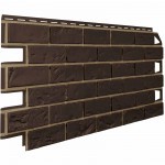 Панель фасадная ТехноНиколь Оптима Кирпич темно-коричневый 1128х441 мм (0,42 м2), 10 шт/упак
