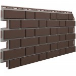 Панель фасадная ТехноНиколь Оптима Клинкер темно-коричневый 1128х441 мм (0,42 м2), 10 шт/упак Панель фасадная ТехноНиколь Оптима Клинкер темно-коричневый 1128х441 мм (0,42 м2), 10 шт/упак