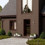 Панель фасадная ТехноНиколь Оптима Клинкер темно-коричневый 1128х441 мм (0,42 м2), 10 шт/упак