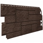 Панель фасадная ТехноНиколь Оптима Песчаник темно-коричневый 1128х441 мм (0,42 м2), 10 шт/упак Панель фасадная ТехноНиколь Оптима Песчаник темно-коричневый 1128х441 мм (0,42 м2), 10 шт/упак