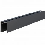 Финишный профиль для фасадных панелей темный, шт