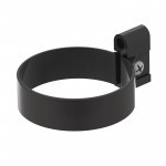 Хомут трубы универсальный 140 мм ТехноНиколь Оптима 120/80 мм Ral 8019 темно-коричневый, 90 шт/упак