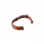 Хомут трубы универсальный с дюбелем 180 мм ТехноНиколь/Verat 125/82 мм Ral 8017 коричневый, шт