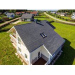 Гибкая черепица ТехноНиколь Shinglas Кантри Серый, 2,6 м2/упак