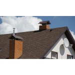 Гибкая черепица ТехноНиколь Shinglas Финская черепица Аккорд Коричневый, 3 м2/упак