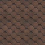 Гибкая черепица ТехноНиколь Shinglas Финская черепица Соната Коричневый, 3 м2/упак