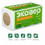 Минеральная вата Эковер Стэп 125 кг/м3 1000х600х30 мм, 6 шт/упак