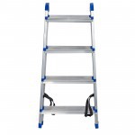 Стремянка алюминиевая двухсторонняя, 4 ступени, шт