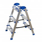 Стремянка алюминиевая двухсторонняя, 3 ступени, шт