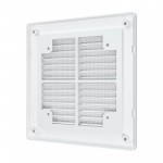 Решетка вентиляционная с сеткой разъемная 150х150мм ERA 1515Р, шт