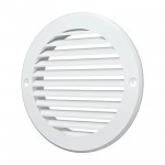 Решетка вентиляционная с фланцем 125 мм белая ERA A12RK, шт Решетка вентиляционная с фланцем 125 мм белая ERA A12RK, шт