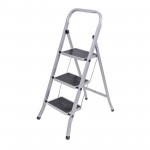 Стремянка стальная с широкими ступенями, 3 ступени, шт