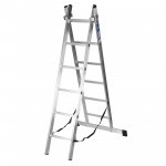 Лестница алюминиевая универсальная, двухсекционная, 6 ступеней, шт