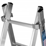 Лестница алюминиевая универсальная, двухсекционная, 6 ступеней, шт