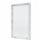 Люк ревизионный пластиковый нажимной 268х418 мм, с фланцем 246х396 мм, Era Aur AD2540, шт