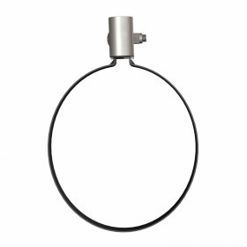 Хомут трубы металлический 140 мм ТехноНиколь/Verat 125/82 мм черный, 60 шт/упак