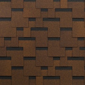 Гибкая черепица ТехноНиколь Shinglas Комфорт Болеро Терракота 3 м2/упак, упак