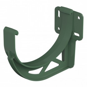 Кронштейн желоба пластиковый ТехноНиколь Оптима 120/80 мм зеленый, 120 шт/упак