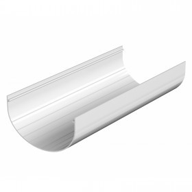 Желоб водосточный 1500 мм ТехноНиколь Оптима 120/80 мм Ral 9003 белый, шт