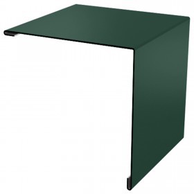 Угол наружный ПЭ Ral 6005 зелёный мох 0,45 мм 50х50х2000 мм, шт