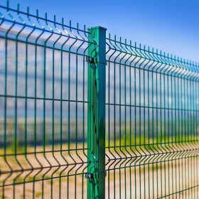 Столб еврозабора D FENCE ПЭ RAL 6005 зеленый мох 60х40х2500 мм, шт